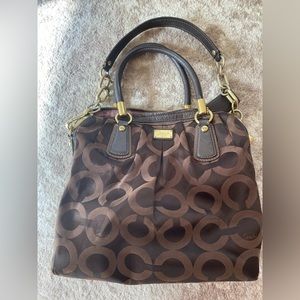 Coach Madison brown Maggie Purse